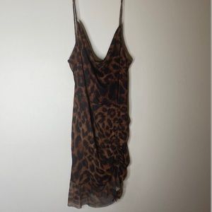 PLT leopard body on dress